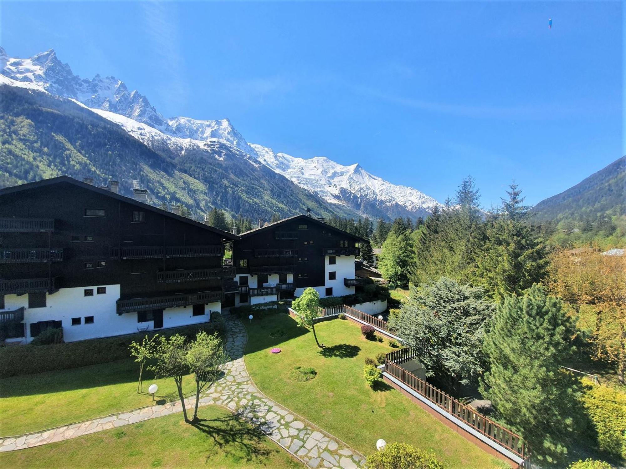 Chamonix Superbe Appartement Vue Mont Blanc Exteriör bild
