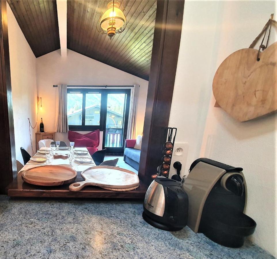 Chamonix Superbe Appartement Vue Mont Blanc Exteriör bild