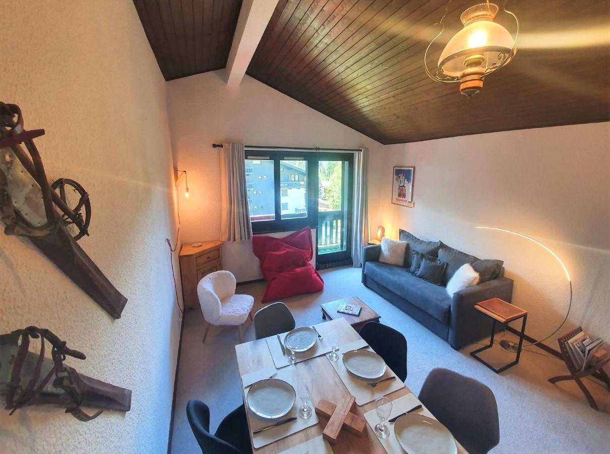 Chamonix Superbe Appartement Vue Mont Blanc Exteriör bild