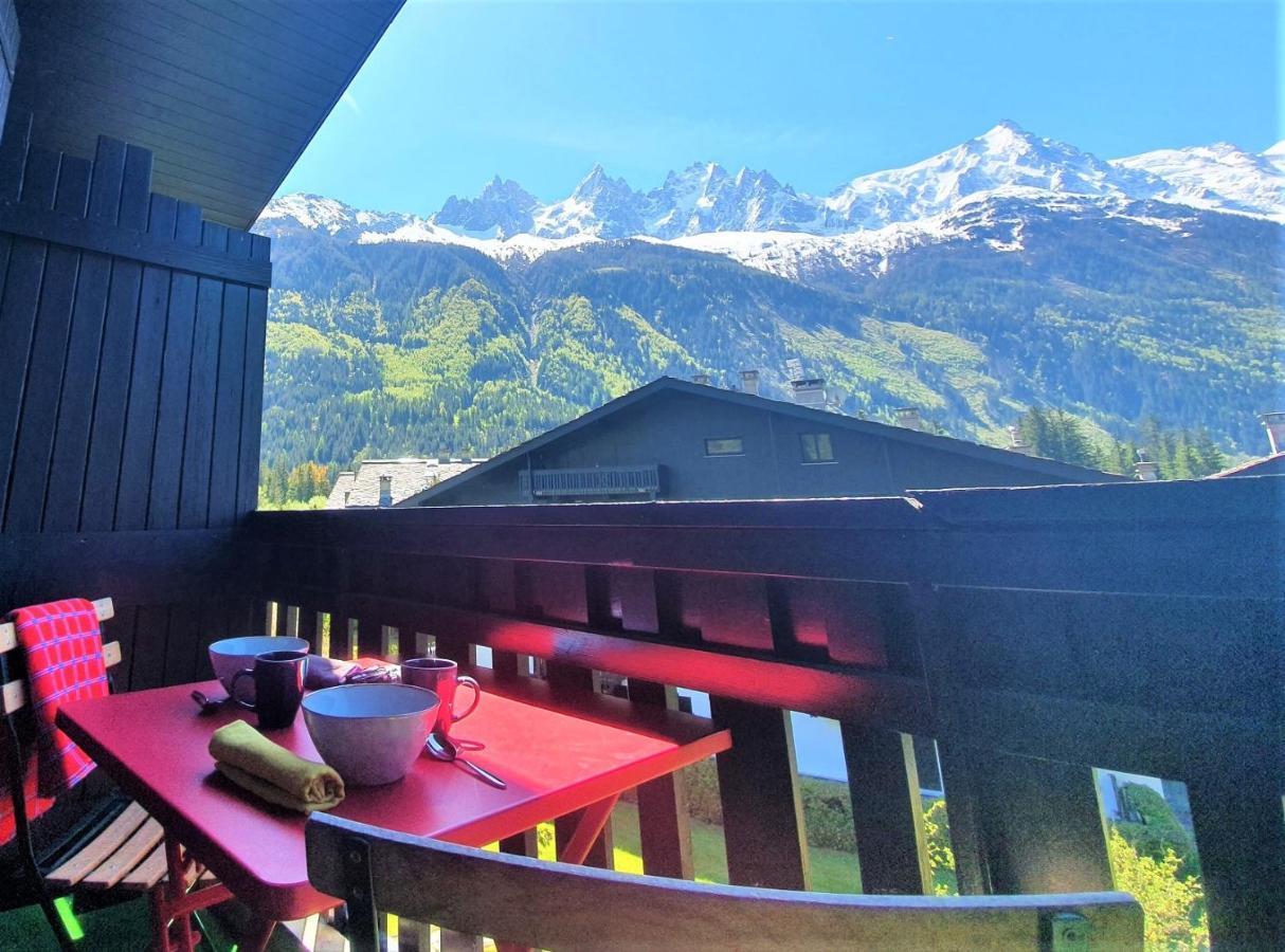Chamonix Superbe Appartement Vue Mont Blanc Exteriör bild
