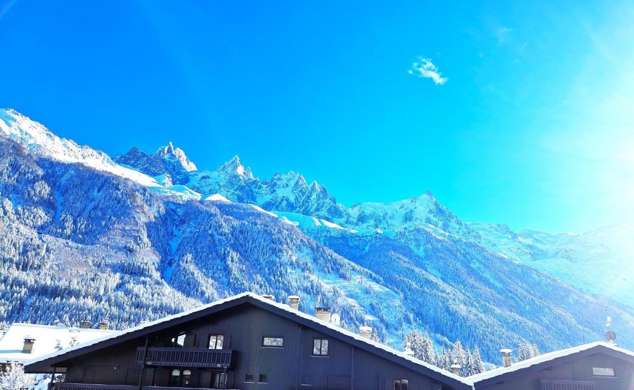 Chamonix Superbe Appartement Vue Mont Blanc Exteriör bild