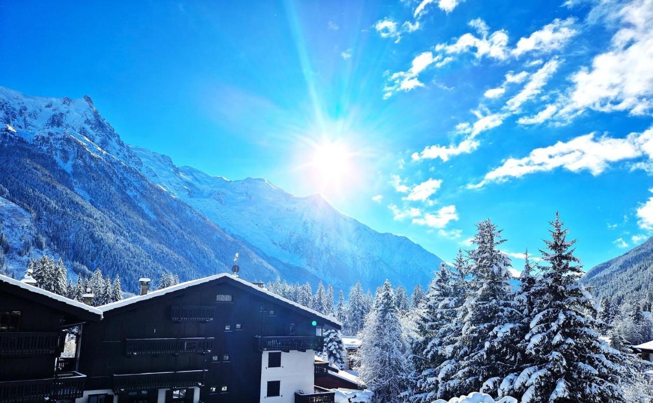 Chamonix Superbe Appartement Vue Mont Blanc Exteriör bild