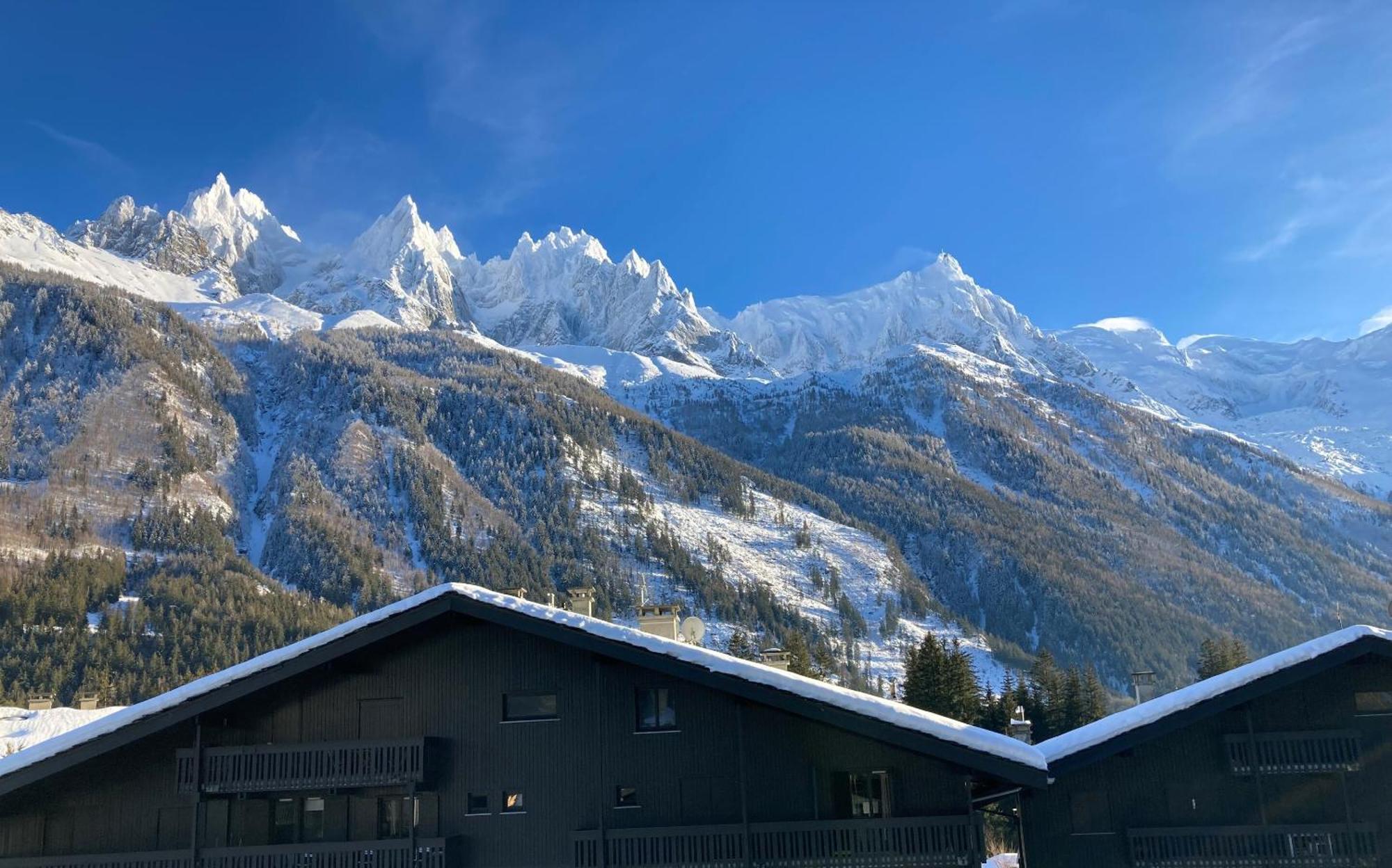 Chamonix Superbe Appartement Vue Mont Blanc Exteriör bild